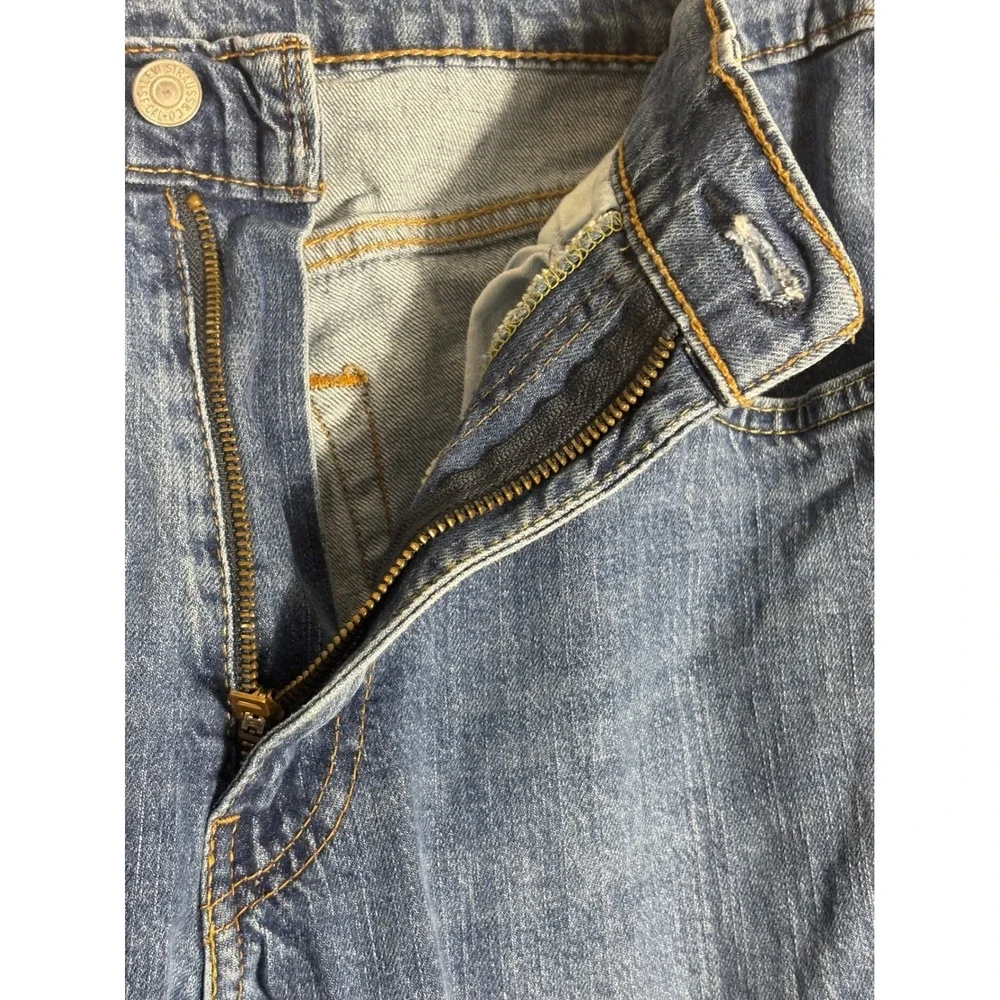 Levis 559 Relaxed Straight Jeans Mens 34x34 Blue Stretch Denim 00559-0573